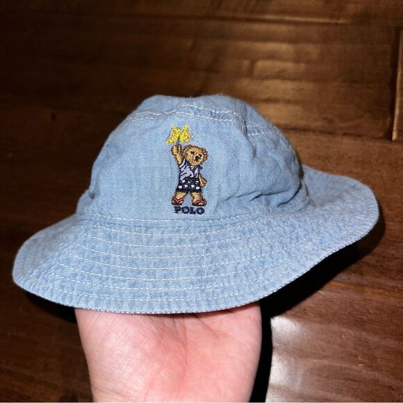 RALPH LAUREN kids Hat - Polo Bear - size 12-24 month - Picture 2 of 6